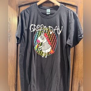 Green Day Band Tee Pacifica Black T-Shirt XL